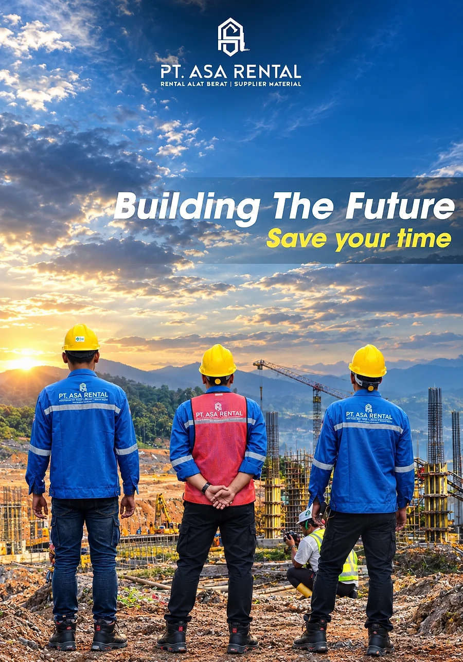 Tim ASA Rental meninjau lokasi proyek