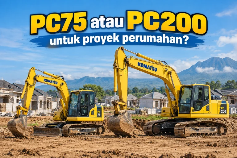PC75 atau PC200 untuk proyek perumahan?