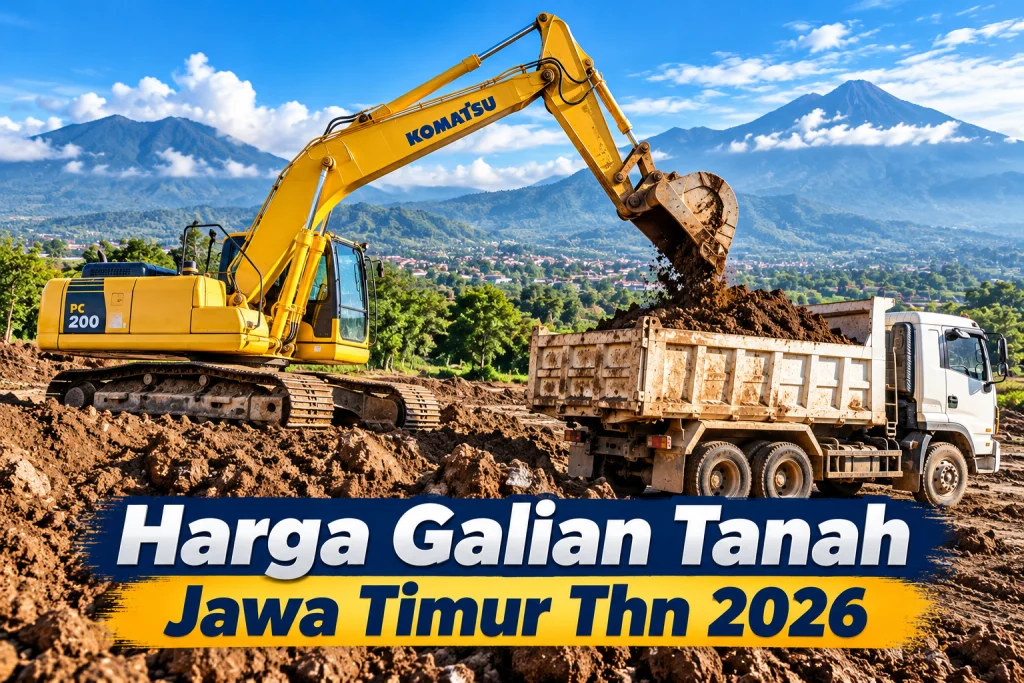 Berapa Harga Jasa Galian Tanah per m³ di Jawa Timur Tahun 2026?