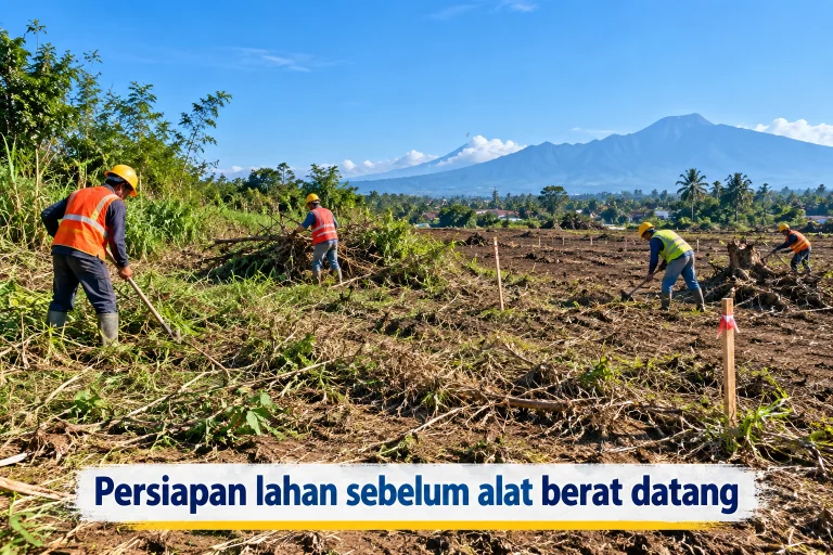 Apa saja yang harus dipersiapkan sebelum alat berat datang?